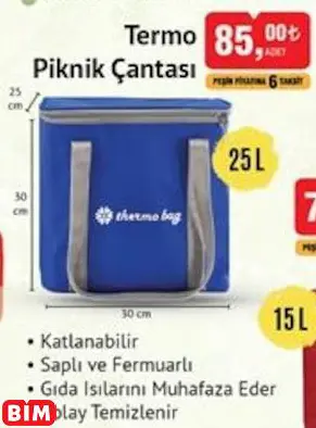 TERMO PİKNİK ÇANTASI TERMO PİKNİK ÇANTASI